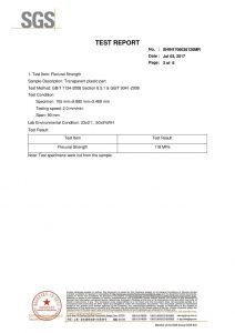 SGS Test Certificate EN