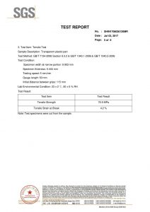 SGS Test Certificate EN