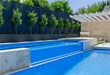 hot swim pool swimming pool