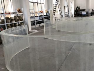 mirror acrylic curved plastic sheet for fish tank aquariums
