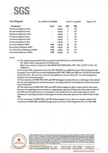 ROHS Test Certificate EN